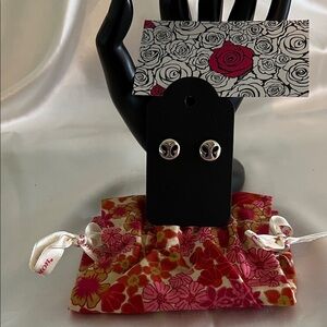 Brighton Silver Butterfly Mini Post Earrings